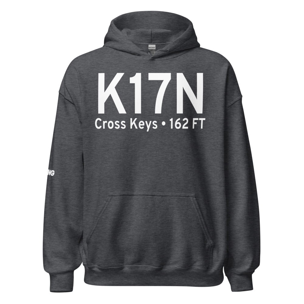Cross Keys Airport (K17N) ICAO Hoodie Sweatshirt 