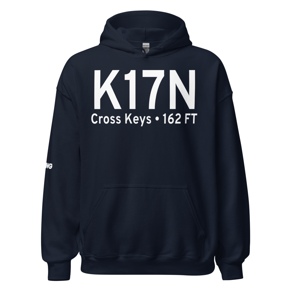Cross Keys Airport (K17N) ICAO Hoodie Sweatshirt 