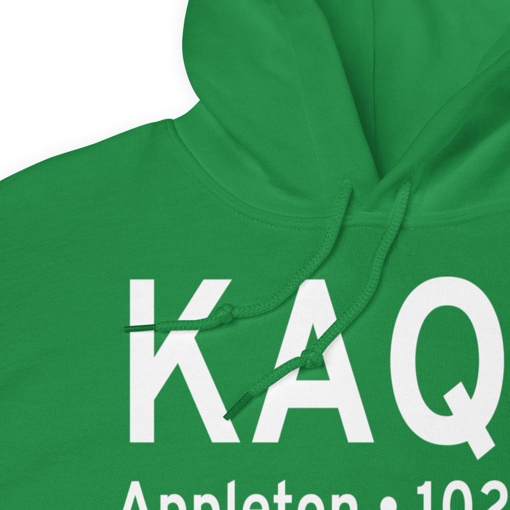 Appleton Municipal Airport (KAQP) ICAO Hoodie Sweatshirt 