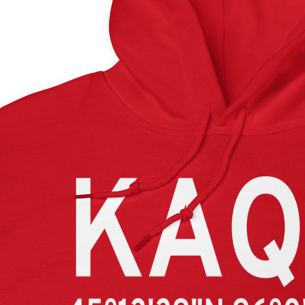 Appleton Municipal Airport (KAQP) ICAO Hoodie Sweatshirt 