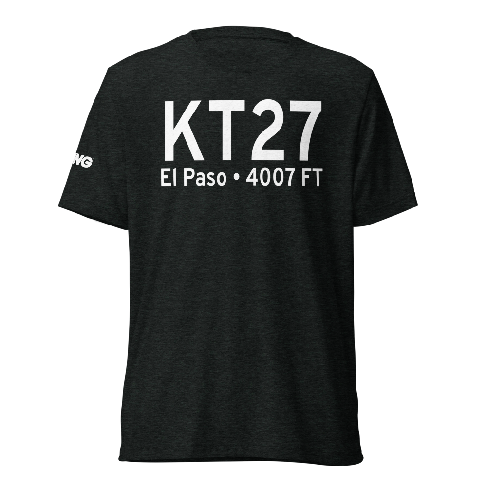 Horizon Airport (KT27) ICAO Tri-blend T-Shirt 
