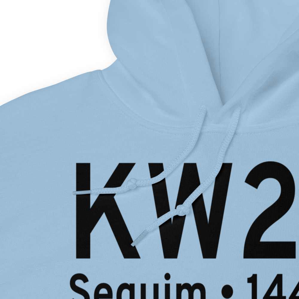 Sequim Valley Airport (KW28) ICAO Hoodie Sweatshirt 