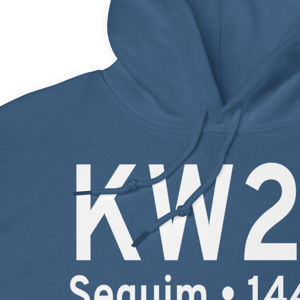 Sequim Valley Airport (KW28) ICAO Hoodie Sweatshirt 