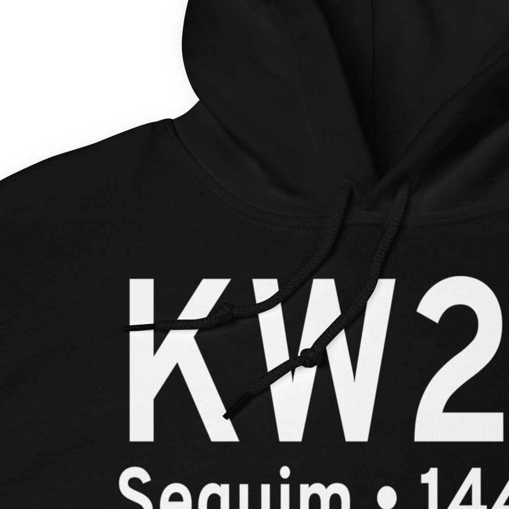 Sequim Valley Airport (KW28) ICAO Hoodie Sweatshirt 