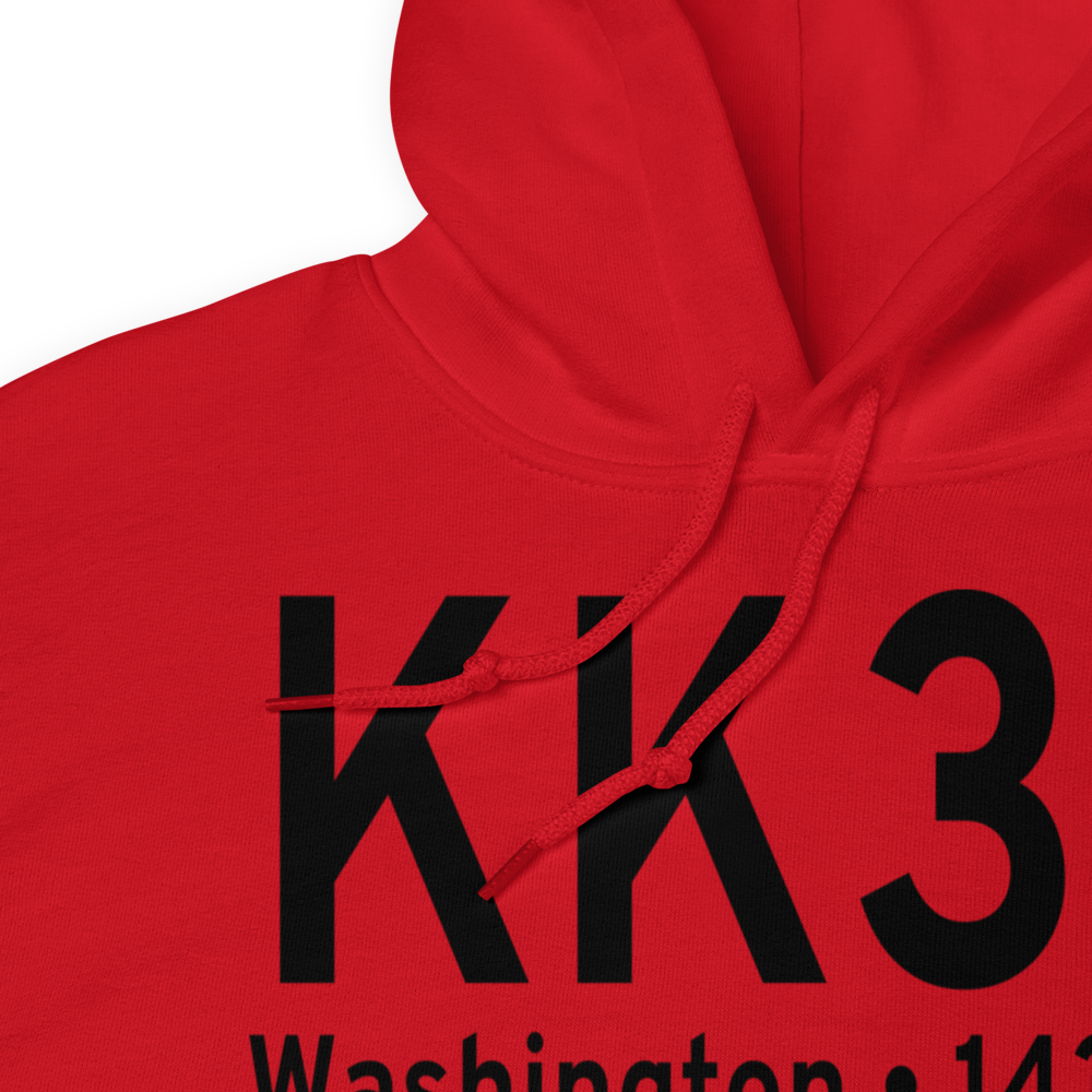 Washington County Memorial Airport (KK38) ICAO Hoodie Sweatshirt 