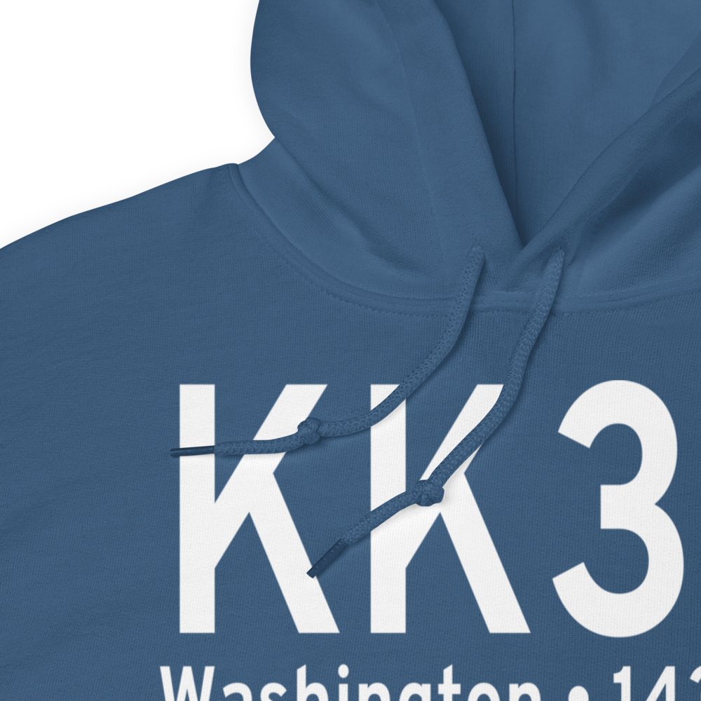 Washington County Memorial Airport (KK38) ICAO Hoodie Sweatshirt 