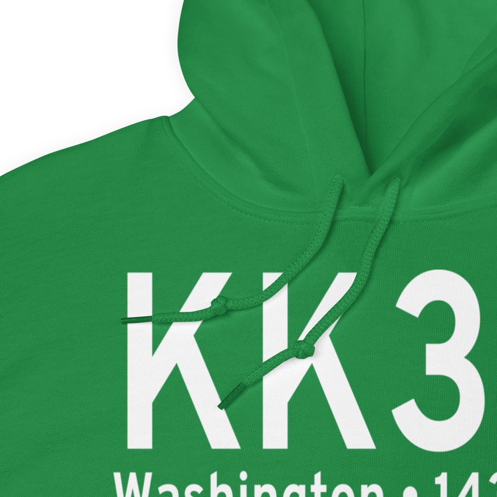 Washington County Memorial Airport (KK38) ICAO Hoodie Sweatshirt 