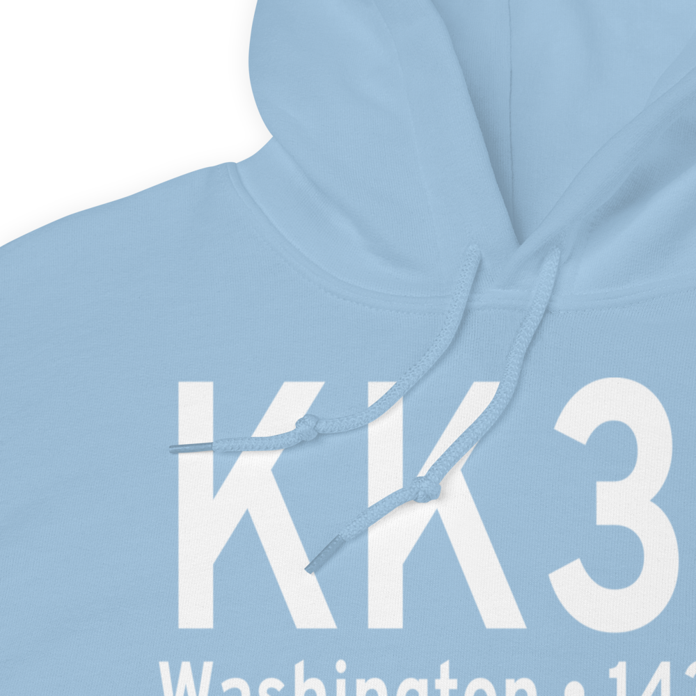 Washington County Memorial Airport (KK38) ICAO Hoodie Sweatshirt 
