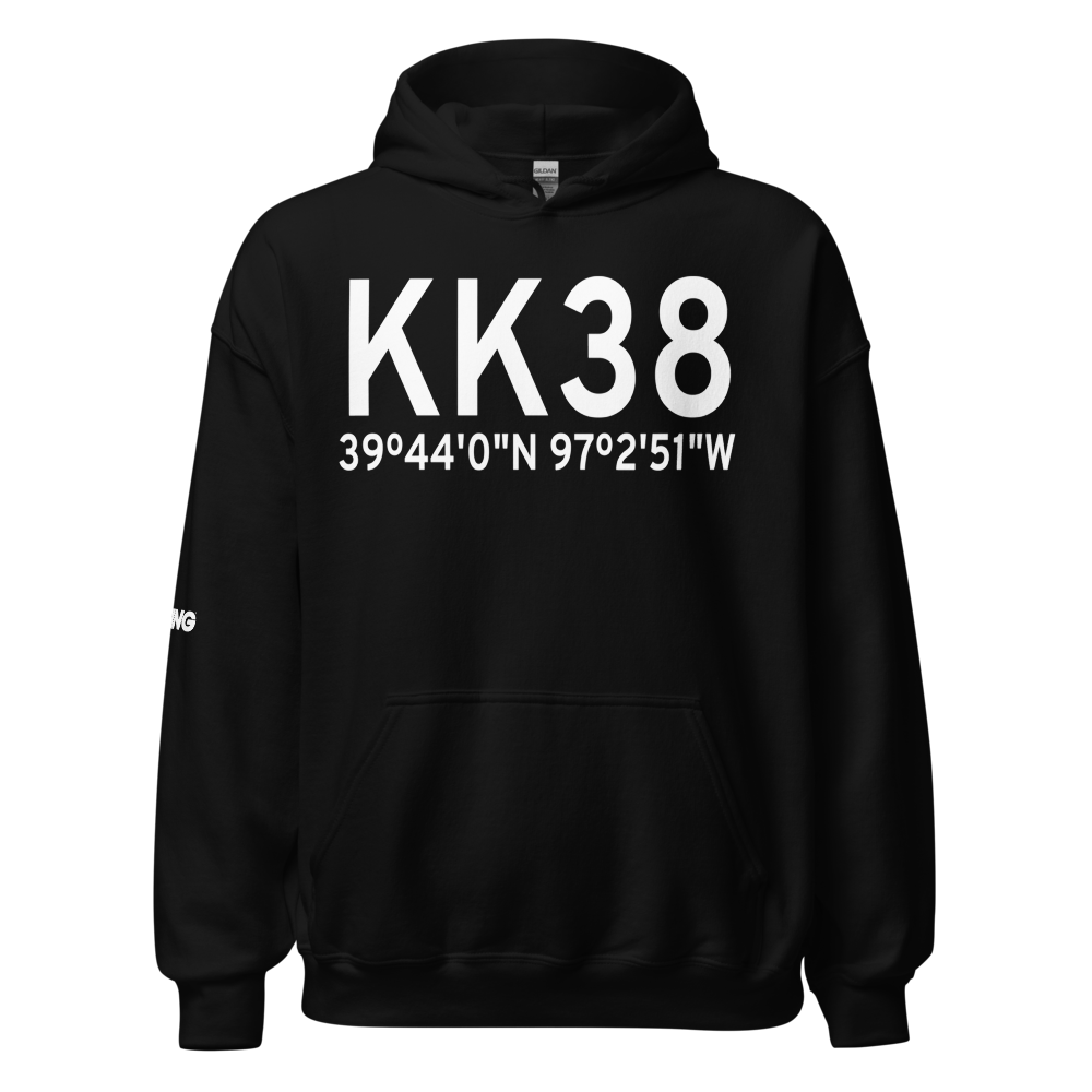 Washington County Memorial Airport (KK38) ICAO Hoodie Sweatshirt 