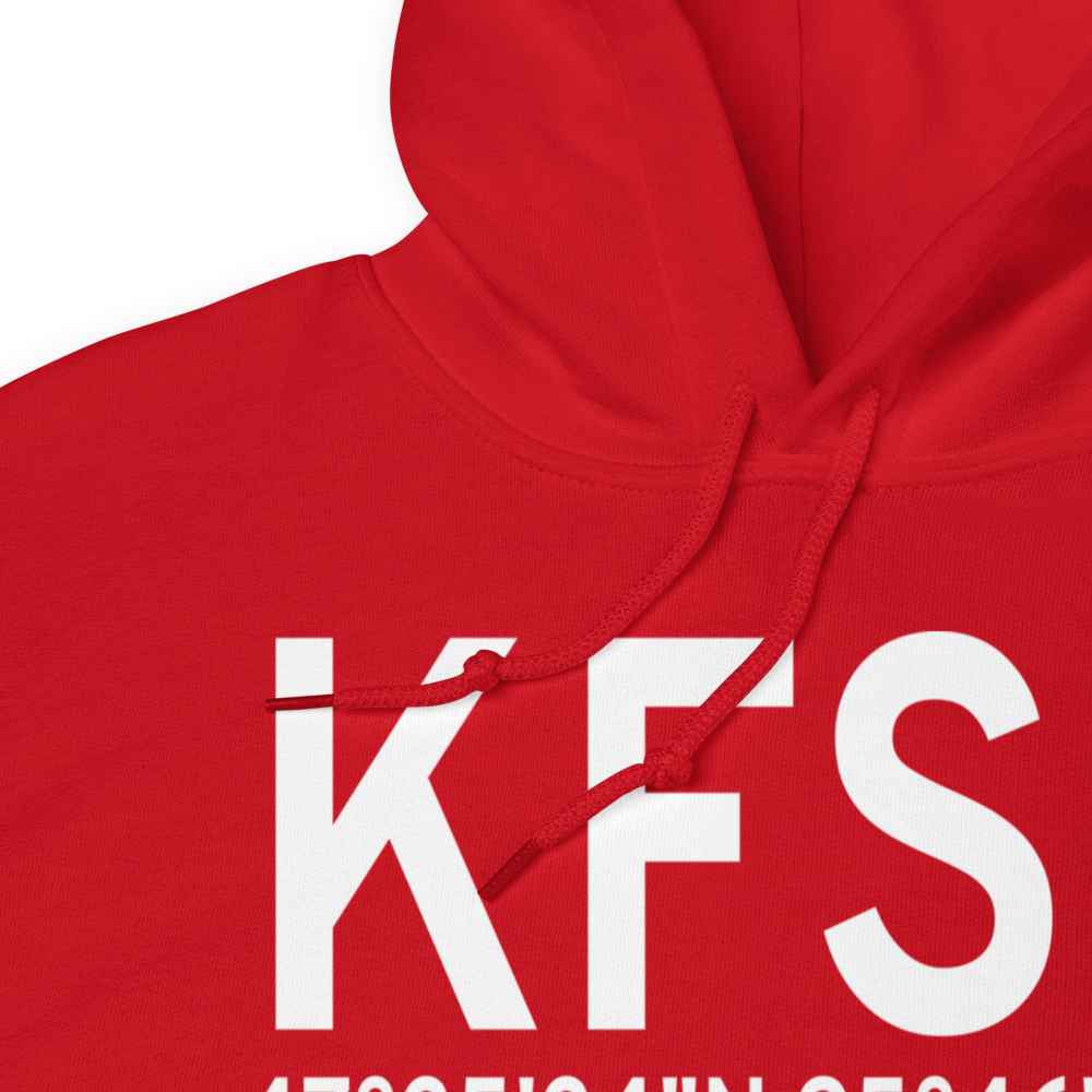 Fosston Municipal Airport-Anderson Field (KFSE) ICAO Hoodie Sweatshirt 