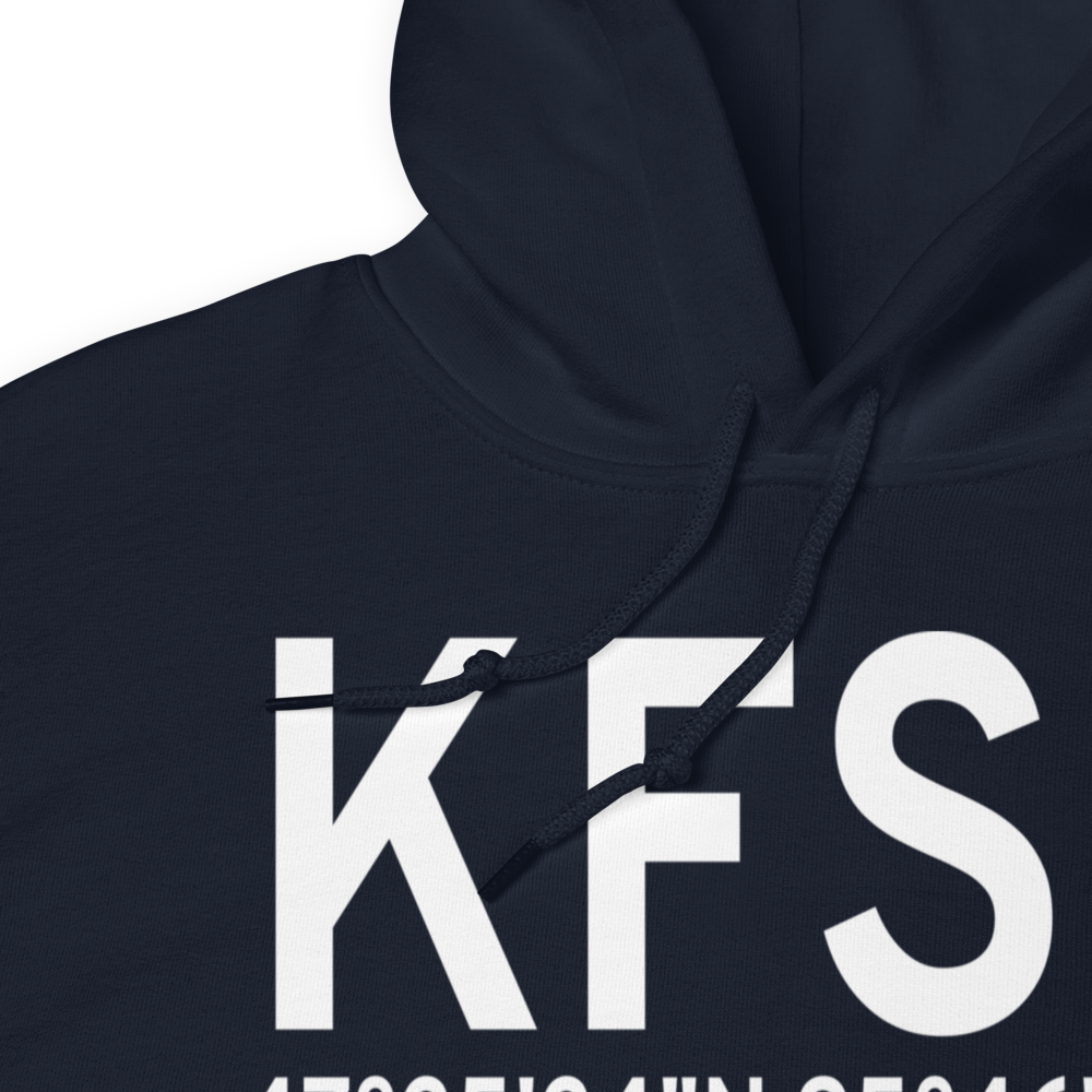 Fosston Municipal Airport-Anderson Field (KFSE) ICAO Hoodie Sweatshirt 
