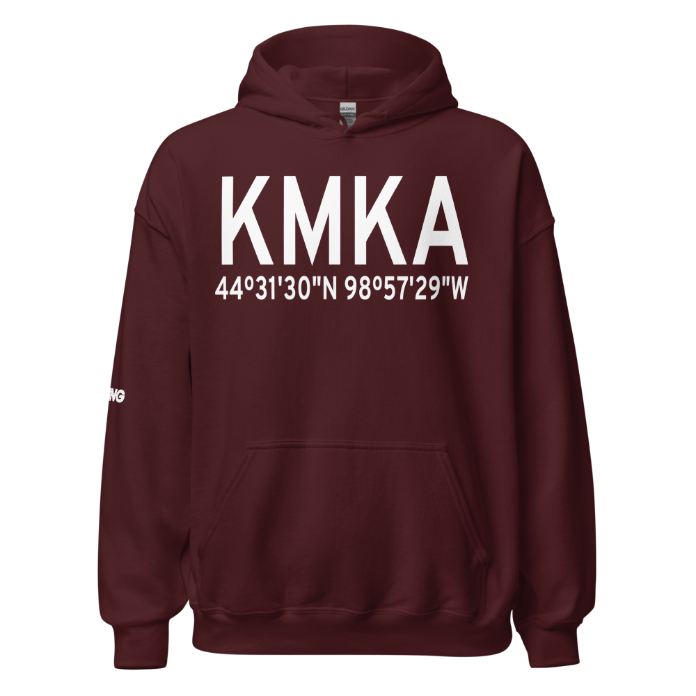 Miller Municipal Airport (KMKA) ICAO Hoodie Sweatshirt 