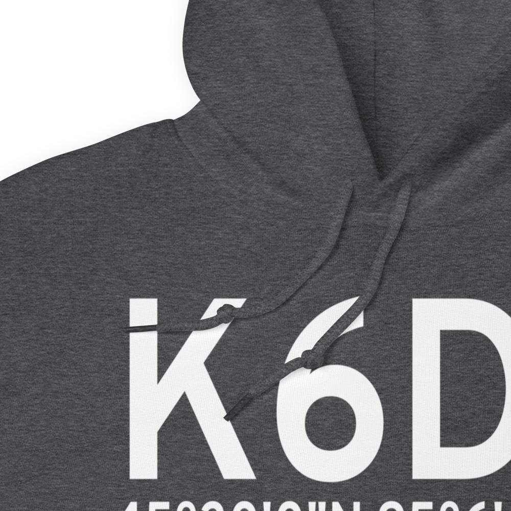 Brooten Municipal Airport (K6D1) ICAO Hoodie Sweatshirt 