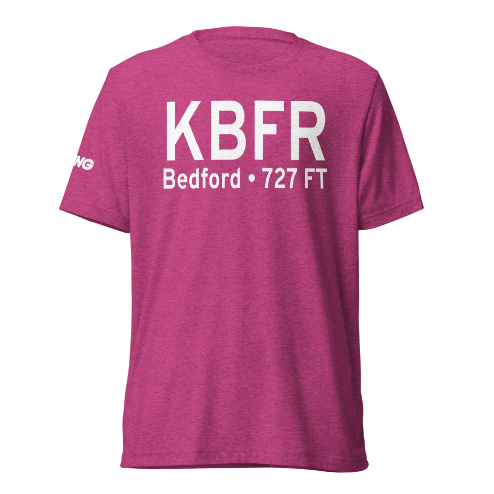 Virgil I Grissom Municipal Airport (KBFR) ICAO Tri-blend T-Shirt 