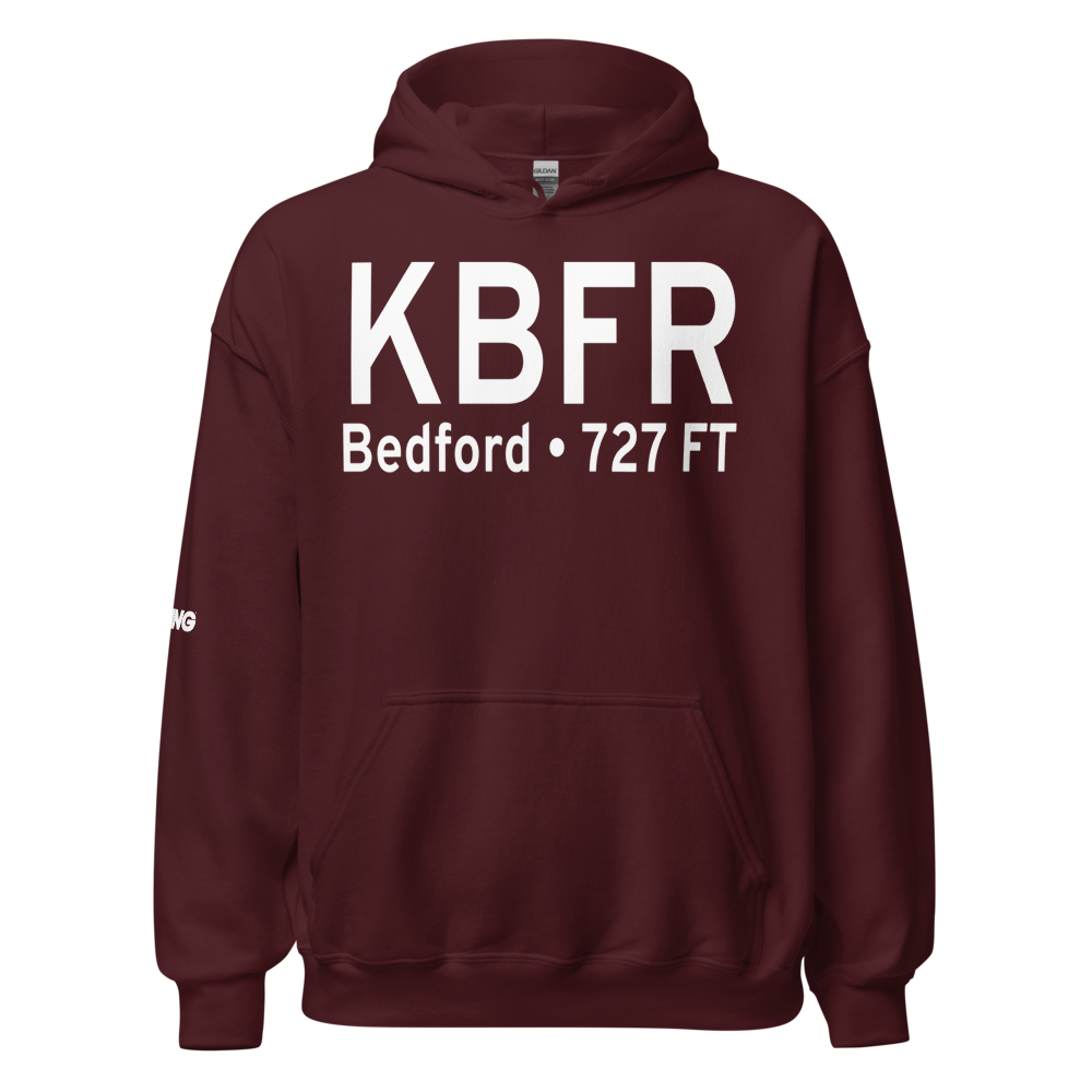 Virgil I Grissom Municipal Airport (KBFR) ICAO Hoodie Sweatshirt 