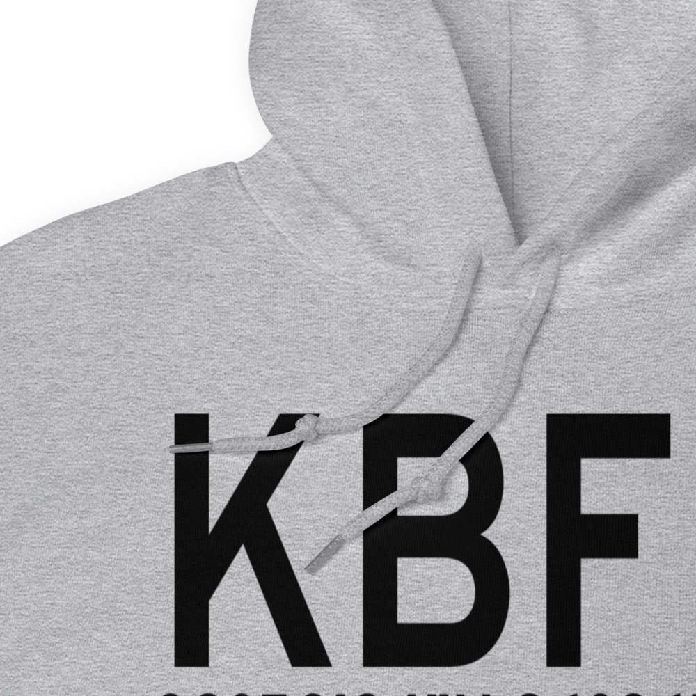 Virgil I Grissom Municipal Airport (KBFR) ICAO Hoodie Sweatshirt 