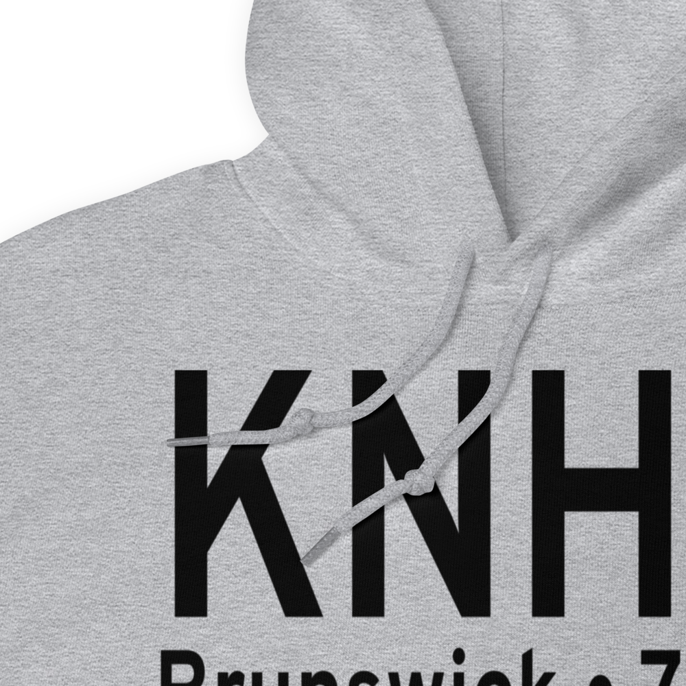 Brunswick Executive Airport (KNHZ) ICAO Hoodie Sweatshirt 