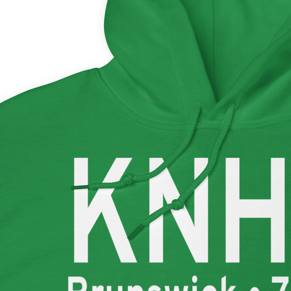 Brunswick Executive Airport (KNHZ) ICAO Hoodie Sweatshirt 