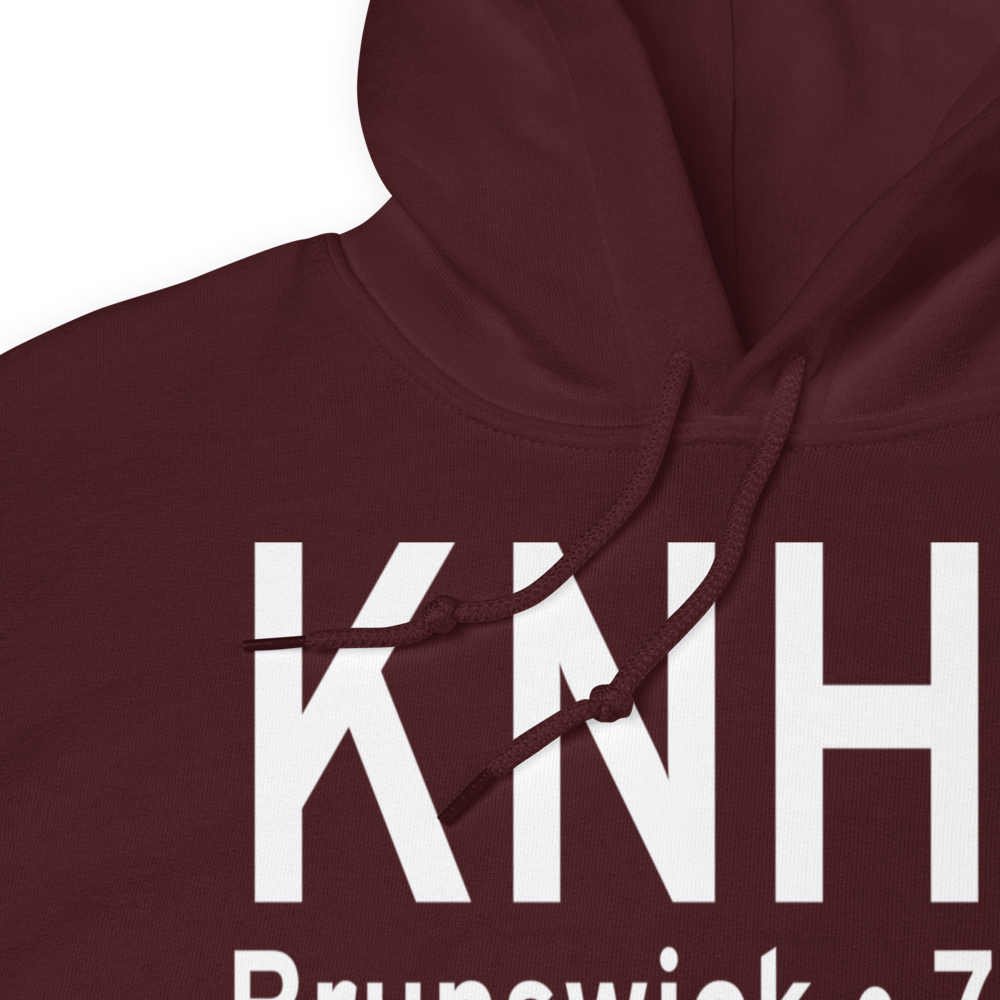 Brunswick Executive Airport (KNHZ) ICAO Hoodie Sweatshirt 