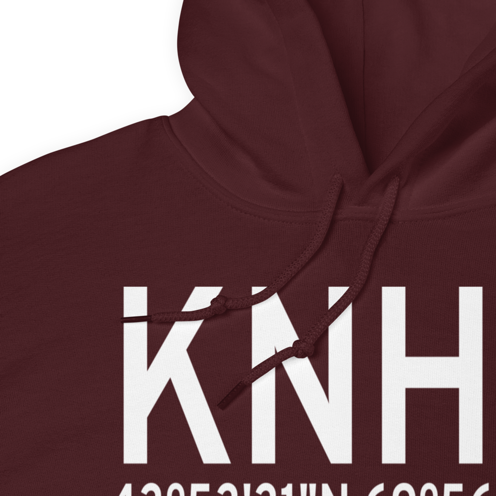 Brunswick Executive Airport (KNHZ) ICAO Hoodie Sweatshirt 