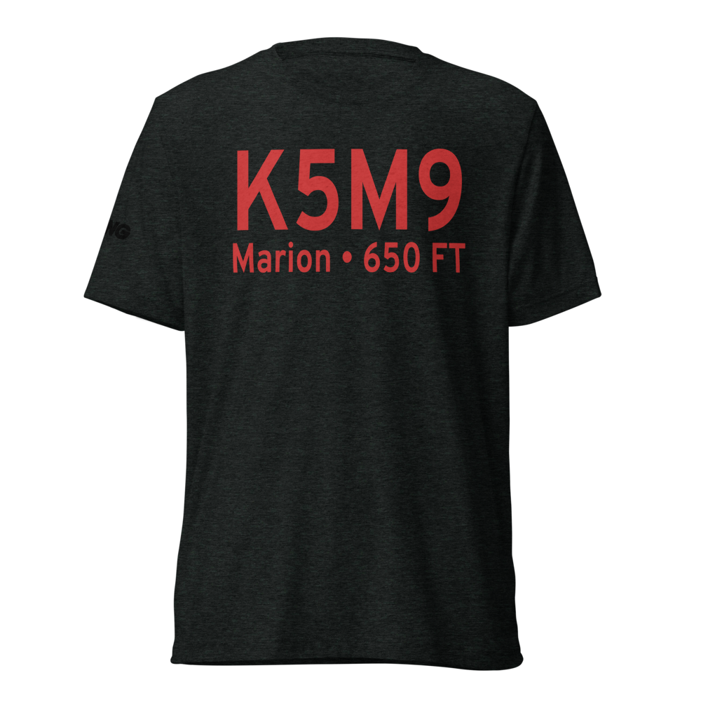 Marion Crittenden County Airport (K5M9) ICAO Tri-blend T-Shirt 