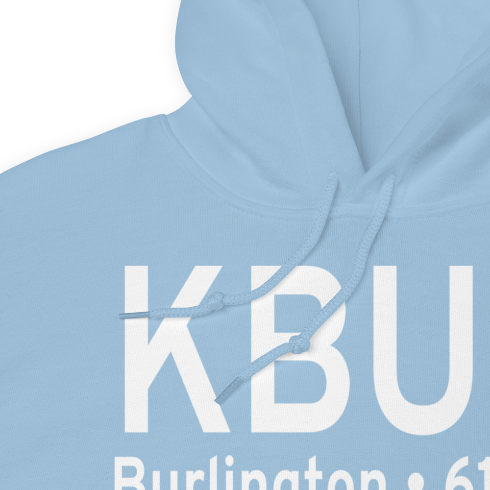 Burlington Alamance Regional Airport (KBUY) ICAO Hoodie Sweatshirt 