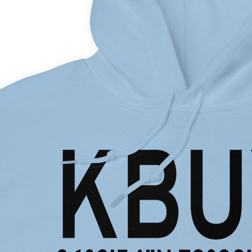 Burlington Alamance Regional Airport (KBUY) ICAO Hoodie Sweatshirt 