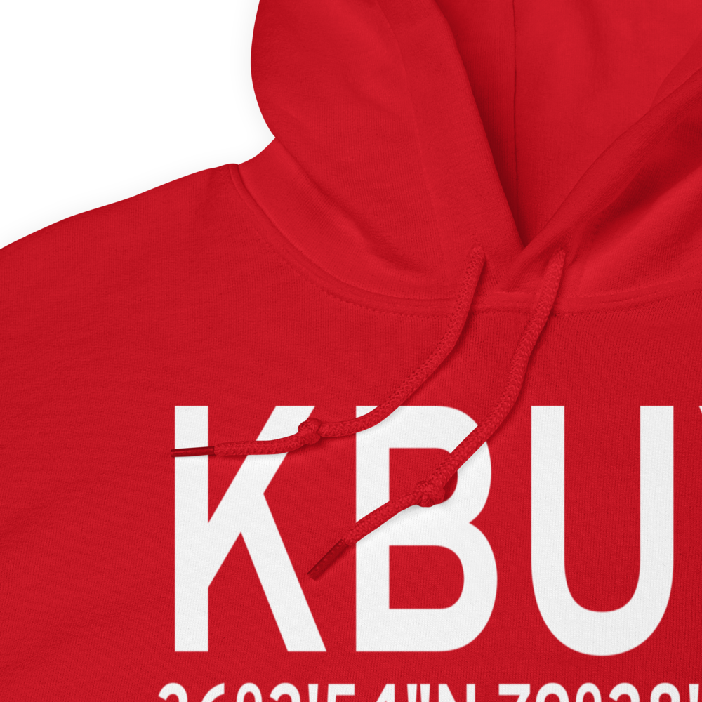 Burlington Alamance Regional Airport (KBUY) ICAO Hoodie Sweatshirt 