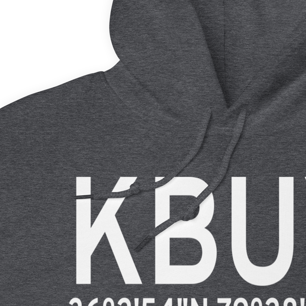 Burlington Alamance Regional Airport (KBUY) ICAO Hoodie Sweatshirt 