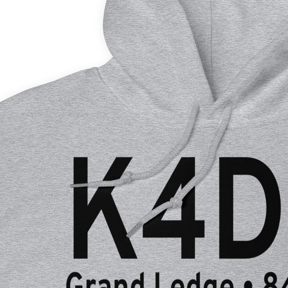 Abrams Municipal Airport (K4D0) ICAO Hoodie Sweatshirt 