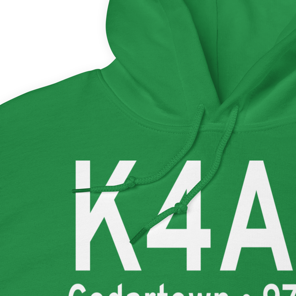 Polk County Airport- Cornelius Moore Field (K4A4) ICAO Hoodie Sweatshirt 