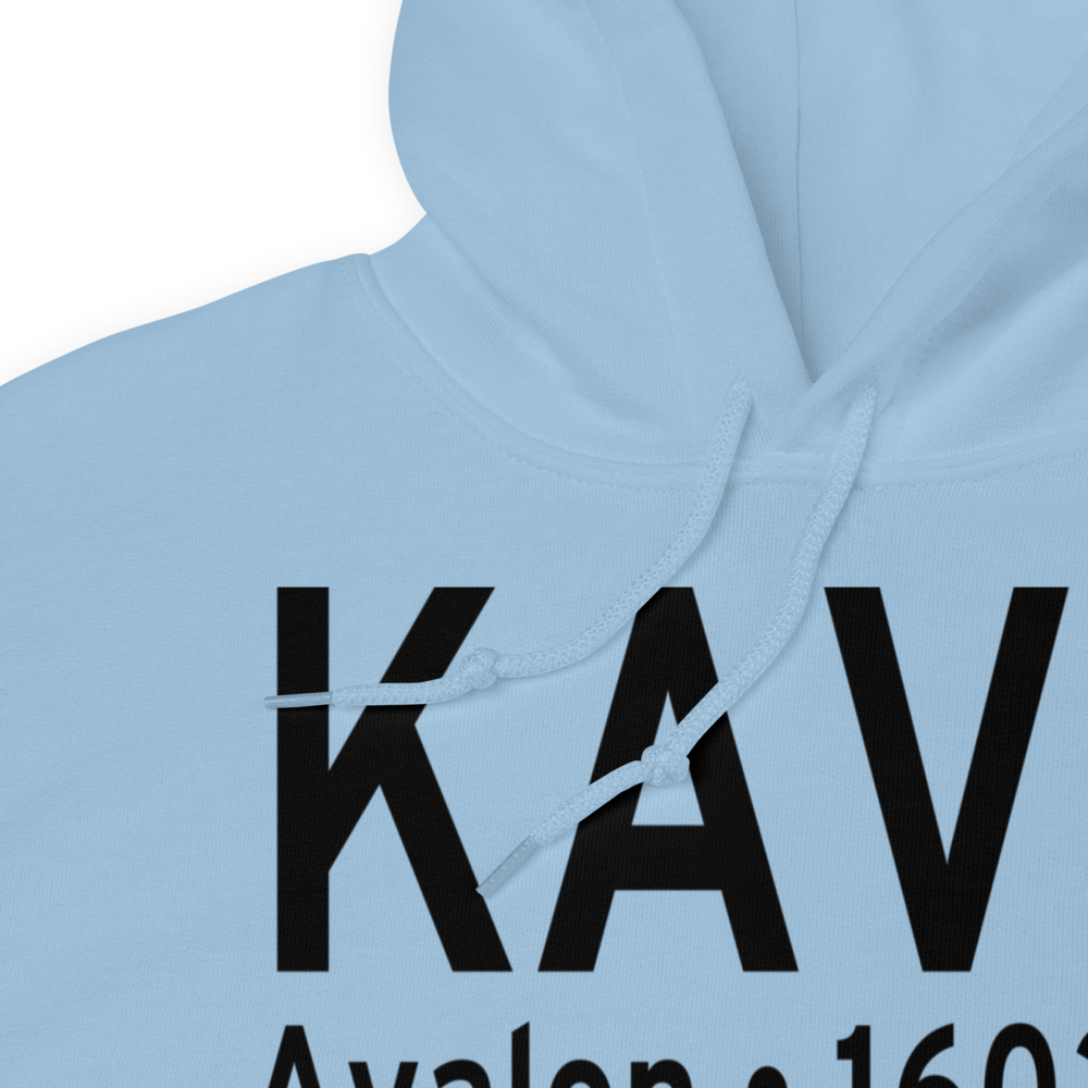 Catalina Airport (KAVX) ICAO Hoodie Sweatshirt 