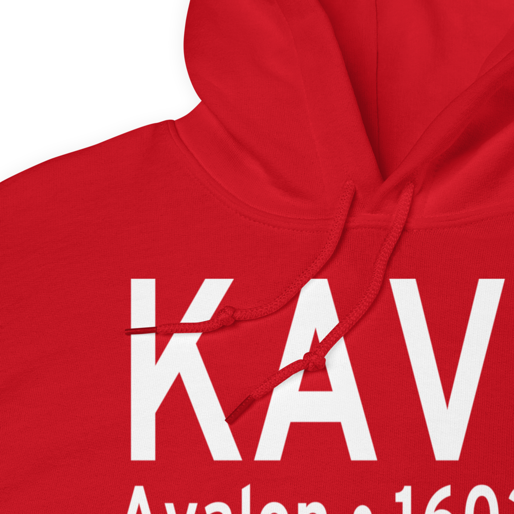 Catalina Airport (KAVX) ICAO Hoodie Sweatshirt 