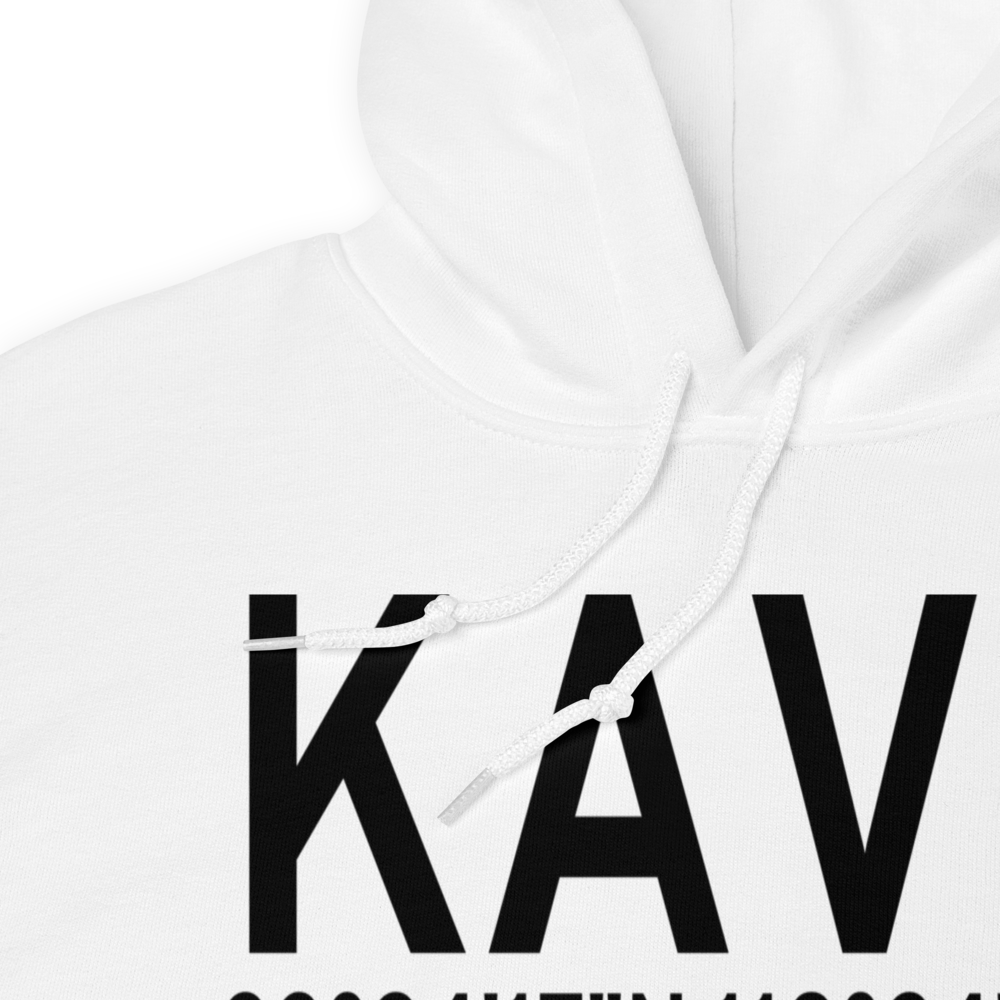 Catalina Airport (KAVX) ICAO Hoodie Sweatshirt 