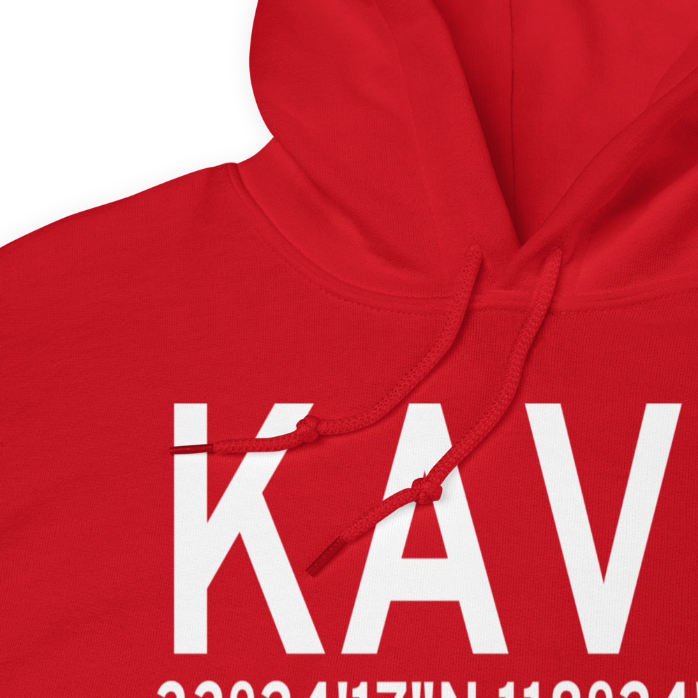 Catalina Airport (KAVX) ICAO Hoodie Sweatshirt 