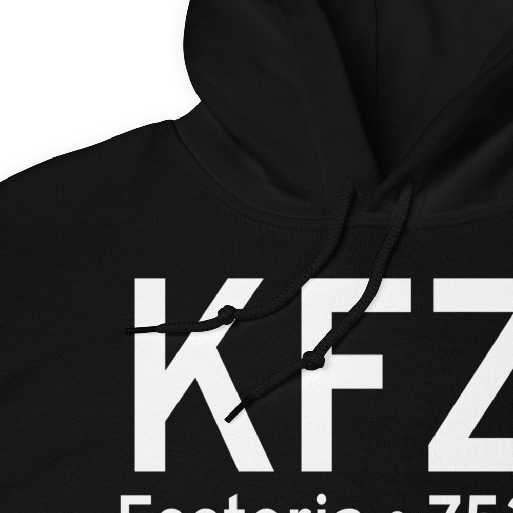 Fostoria Metropolitan Airport (KFZI) ICAO Hoodie Sweatshirt 