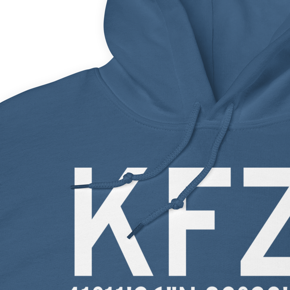 Fostoria Metropolitan Airport (KFZI) ICAO Hoodie Sweatshirt 