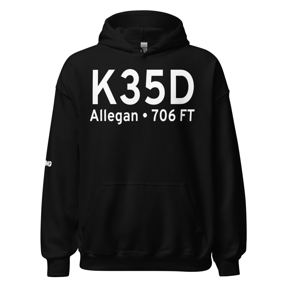 Padgham Field (K35D) ICAO Hoodie Sweatshirt 