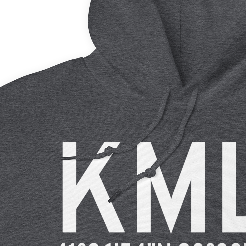 Quad City International Airport (KMLI) ICAO Hoodie Sweatshirt 