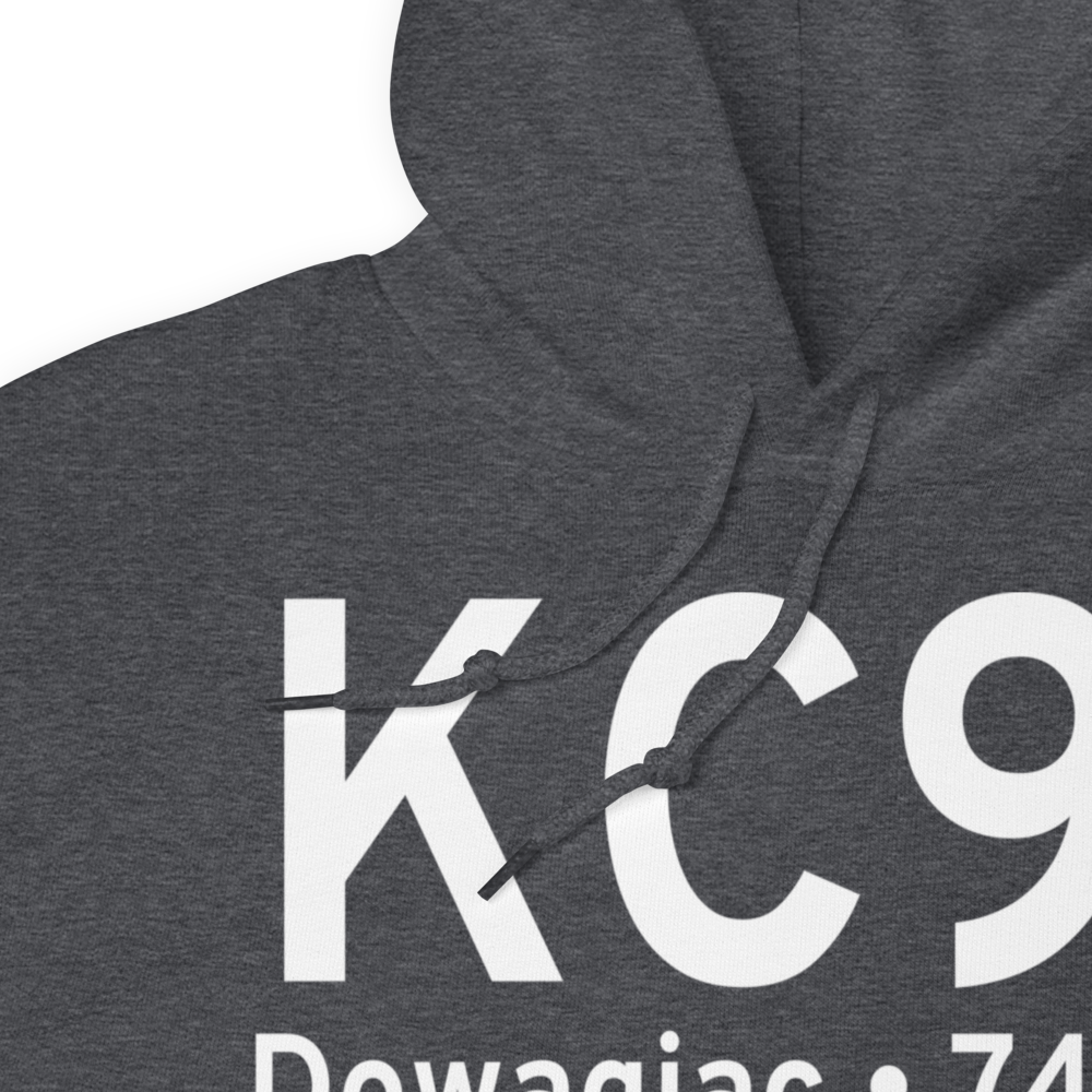 Dowagiac Municipal Airport (KC91) ICAO Hoodie Sweatshirt 