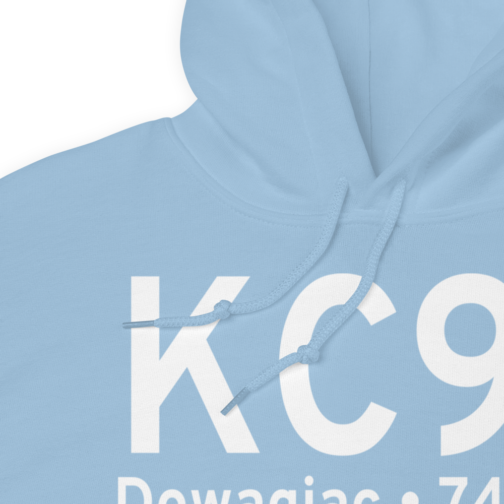 Dowagiac Municipal Airport (KC91) ICAO Hoodie Sweatshirt 