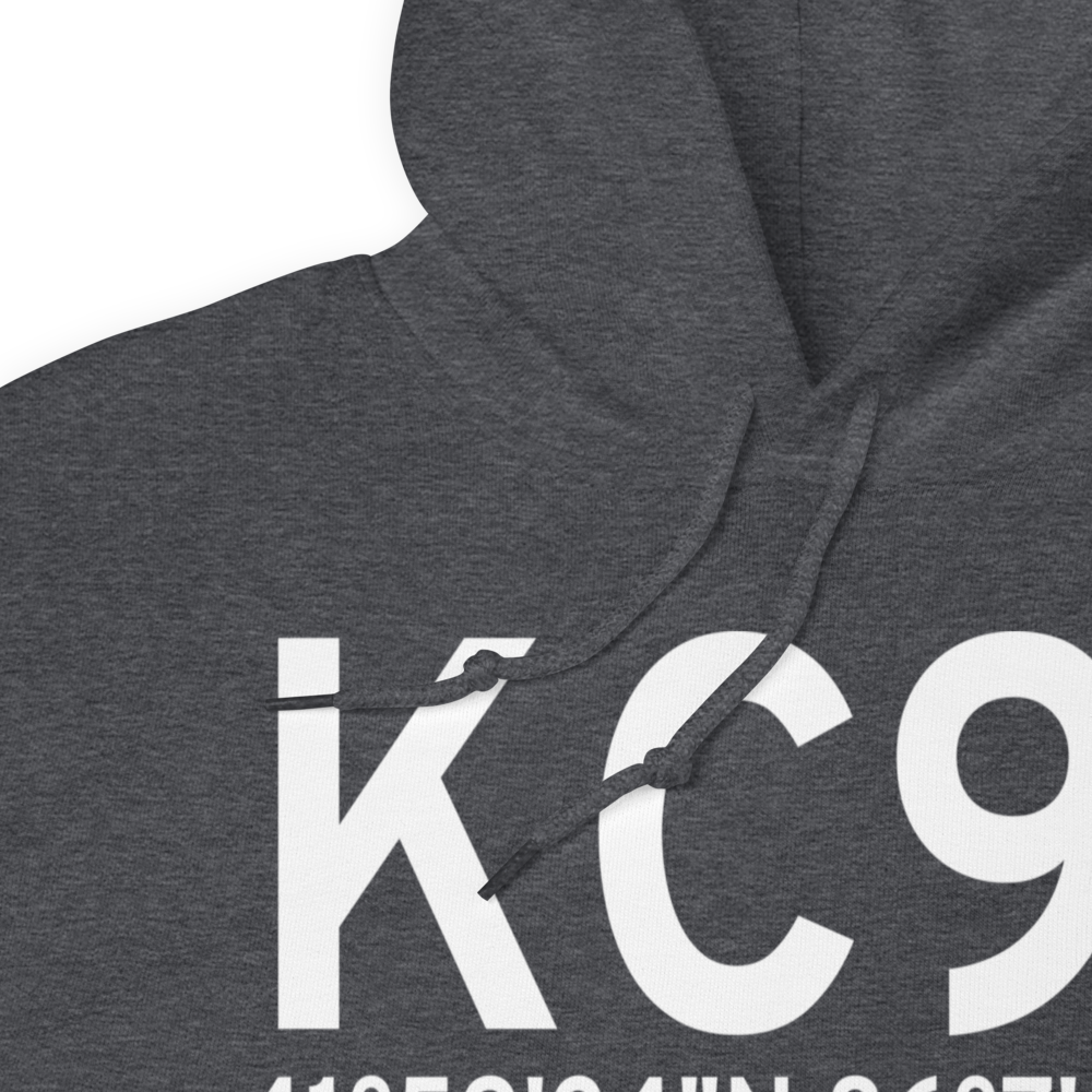 Dowagiac Municipal Airport (KC91) ICAO Hoodie Sweatshirt 