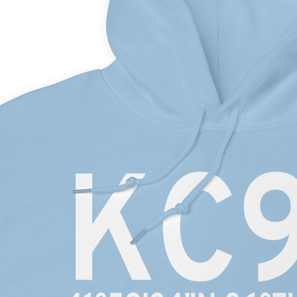 Dowagiac Municipal Airport (KC91) ICAO Hoodie Sweatshirt 