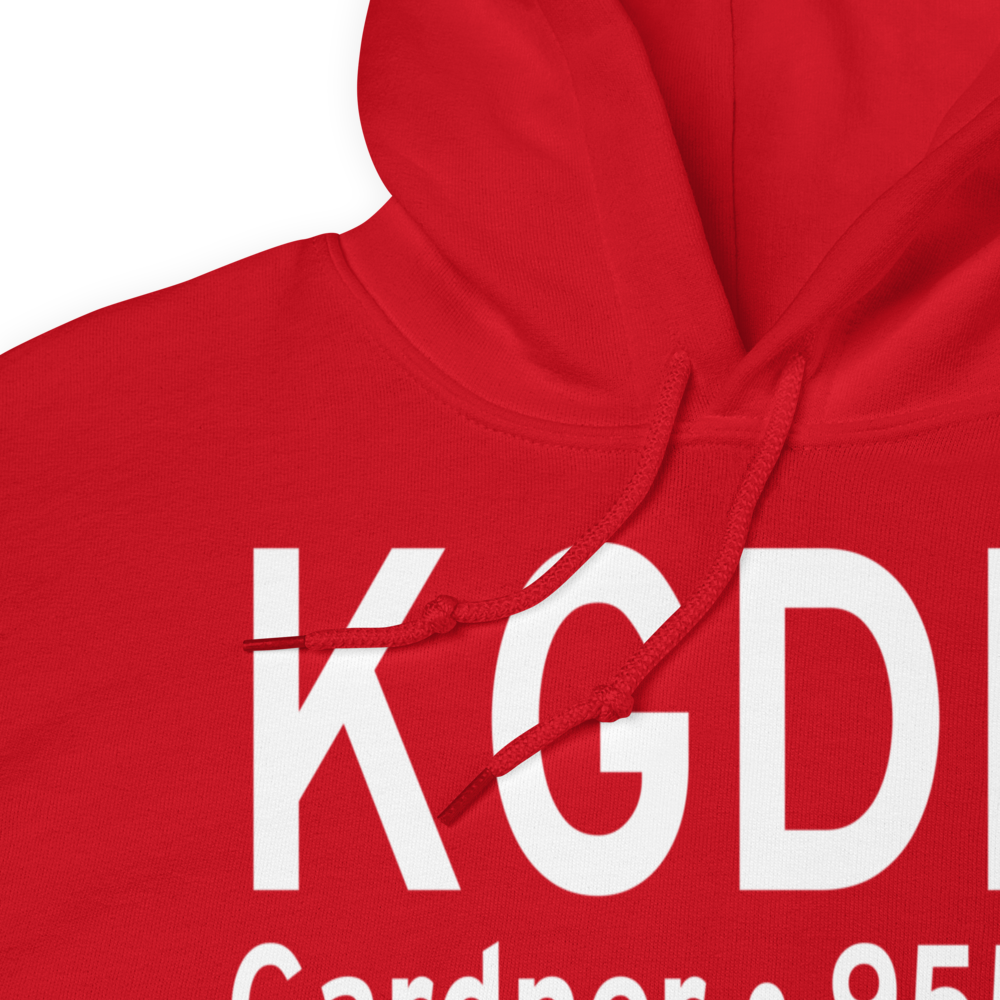 Gardner Municipal Airport (KGDM) ICAO Hoodie Sweatshirt 