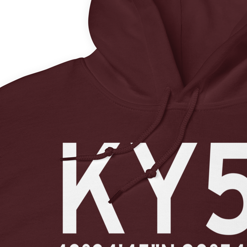 Viroqua Municipal Airport (KY51) ICAO Hoodie Sweatshirt 