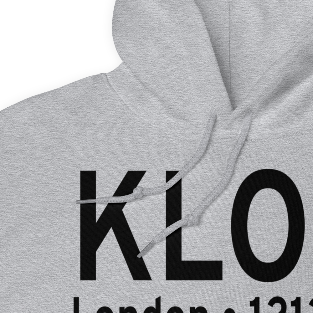 London-Corbin Airport/Magee Field (KLOZ) ICAO Hoodie Sweatshirt 