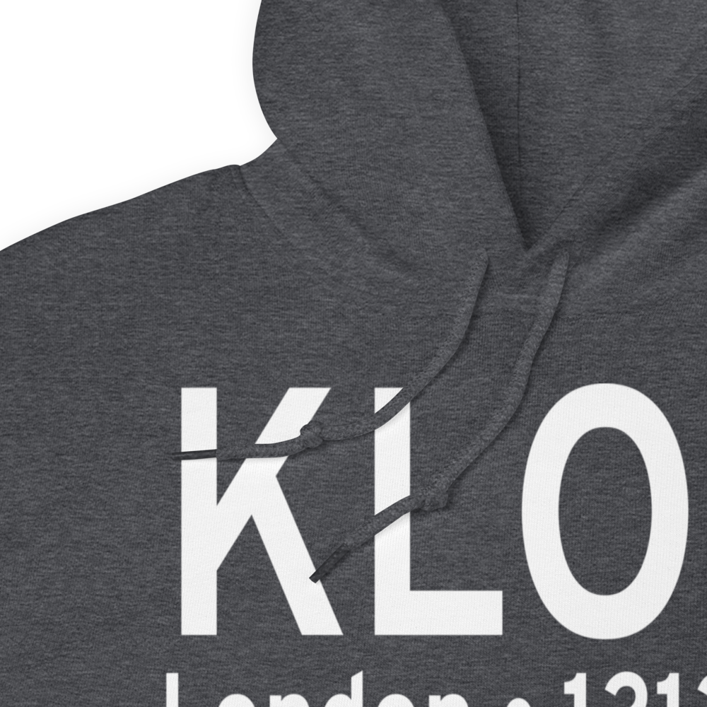 London-Corbin Airport/Magee Field (KLOZ) ICAO Hoodie Sweatshirt 
