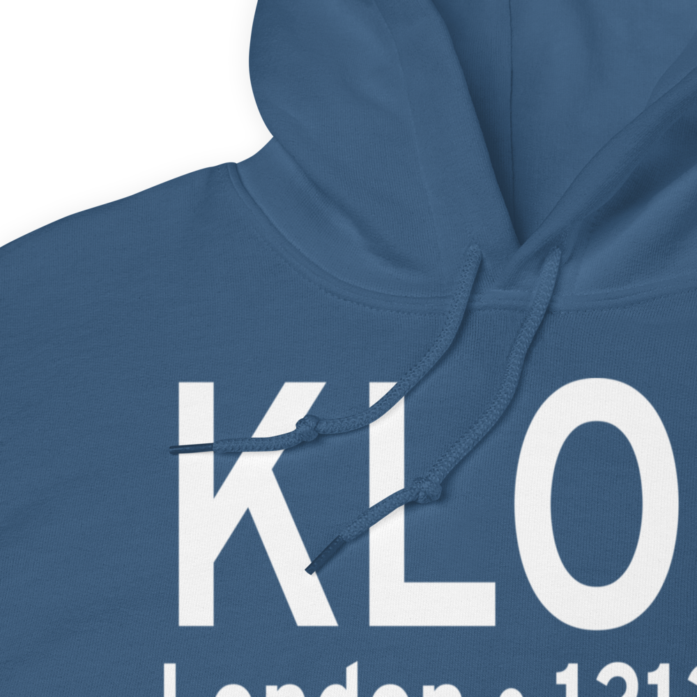 London-Corbin Airport/Magee Field (KLOZ) ICAO Hoodie Sweatshirt 