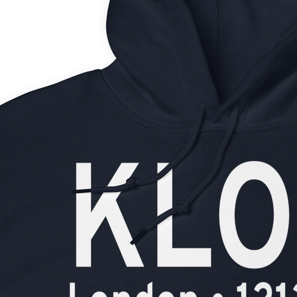London-Corbin Airport/Magee Field (KLOZ) ICAO Hoodie Sweatshirt 