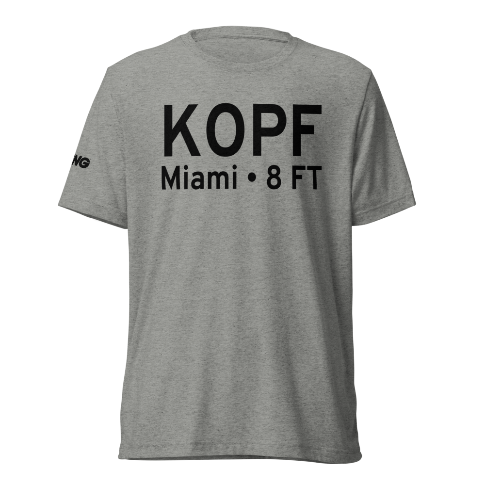 Miami-Opa Locka Executive Airport (KOPF) ICAO Tri-blend T-Shirt 